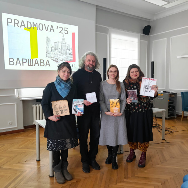 "33 Bücher" bei der Pradmova in Warschau